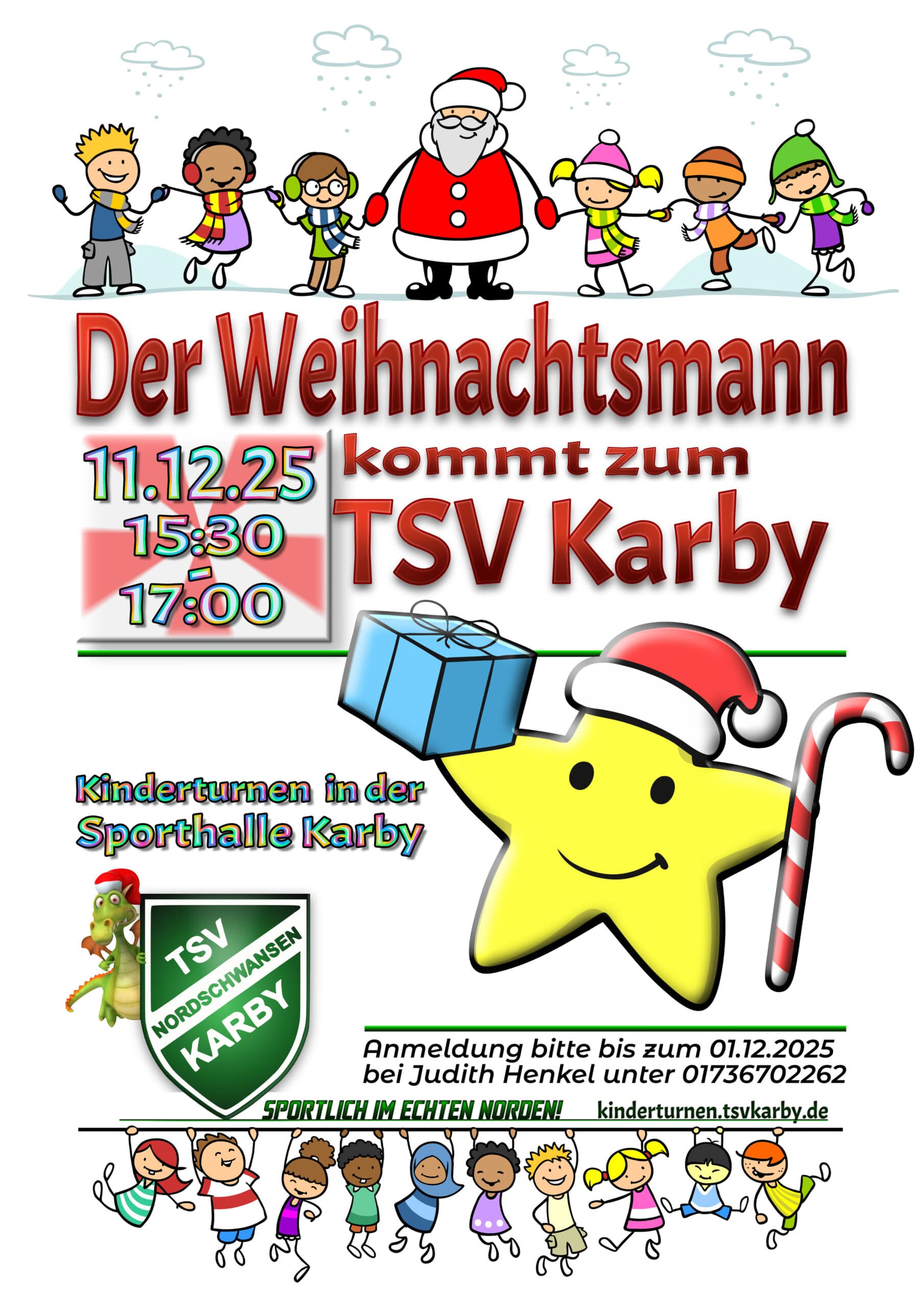 Weihnachtsturnen 2025 TSV Nordschwansen Karby scaled